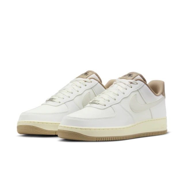 NIKE 耐吉 運動鞋 休閒鞋 男鞋 AIR FORCE 1 07 LV8 白棕 奶油白 AF1(FZ5225100)