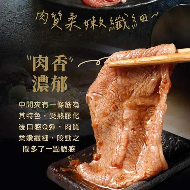 【愛上吃肉】美國藍帶特選嫩肩牛肉片6盒(250g±10%/包 火鍋肉片/中秋烤肉/燒烤)