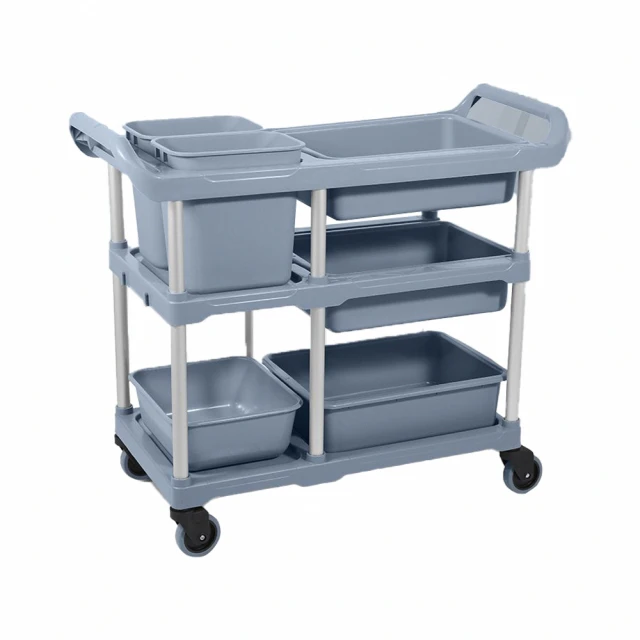 isona 多功能碳鋼磁吸式雙層置物架 附紙巾架(收納架 冰