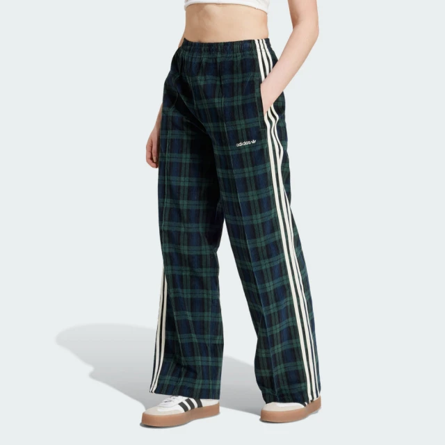 adidas 愛迪達 長褲 女款 運動褲 三葉草 TARTAN PANT 綠 IX7415