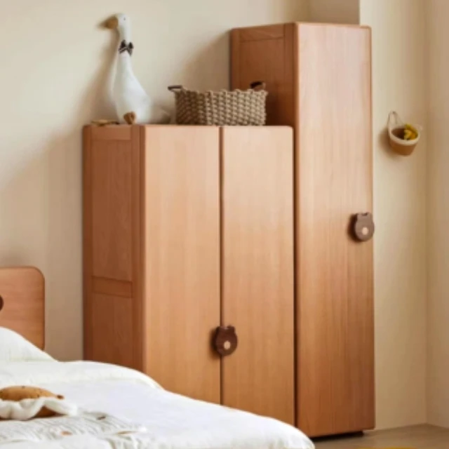 hoi! 好好生活 預購林氏木業北歐簡約四門雙抽衣櫃 MJ