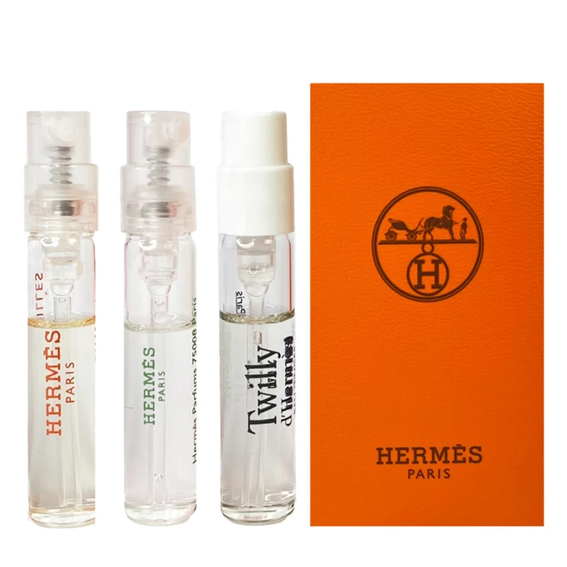 Hermes 愛馬仕 香氛針管3件組-絲巾生薑+紫羅勒+橘采星光 2ml(平行輸入)