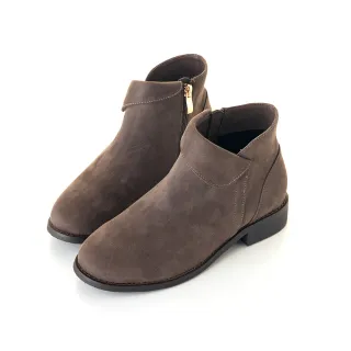 【amai】俏皮日系森系精靈低跟短靴 短靴 踝靴 短筒靴 低跟 粗跟 時尚 百搭 英倫風 大尺碼 GB910KH(卡其色)