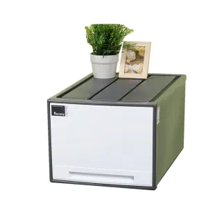 【KEYWAY 聯府】面寬42cm 超大抽屜式收納箱65L-2入(AM65 棉被收納 換季衣物置物 大容量 台灣製)