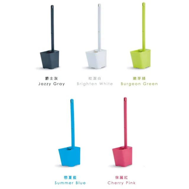 【Toilet Brush.Know】傾倒式馬桶刷組(皎潔白)