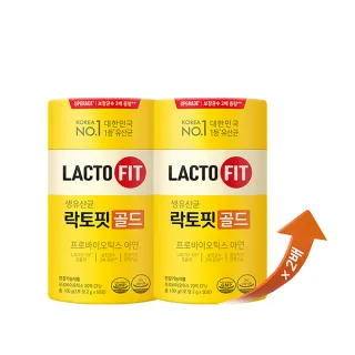 【韓國鍾根堂】LACTO-FIT GOLD升級版 益生菌大童及成人款-2入組(共100包)