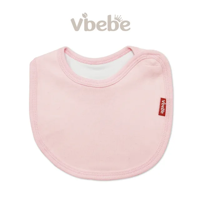 【Vibebe 官方直營】嬰幼兒小圍兜2入組(台灣製 透氣 嬰兒口水巾 嬰兒圍兜 吃飯圍兜 副食品圍兜)