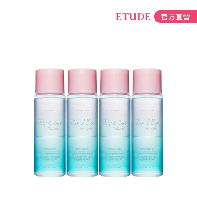 【ETUDE】官方直營 好純淨眼唇卸妝液400ml(100ml*4)