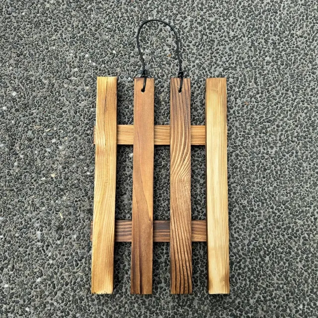 【沃克嚴選】柵欄植栽板-燻木色-中 32x21x2.8cm 1入