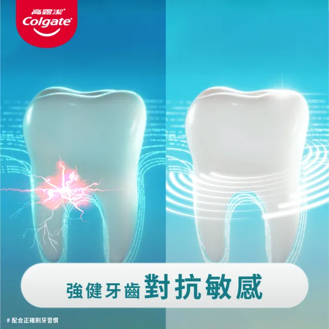 【Colgate 高露潔】抗敏感牙膏120gX8入(強護琺瑯質/清涼薄荷/牙齦護理/潔淨亮白)