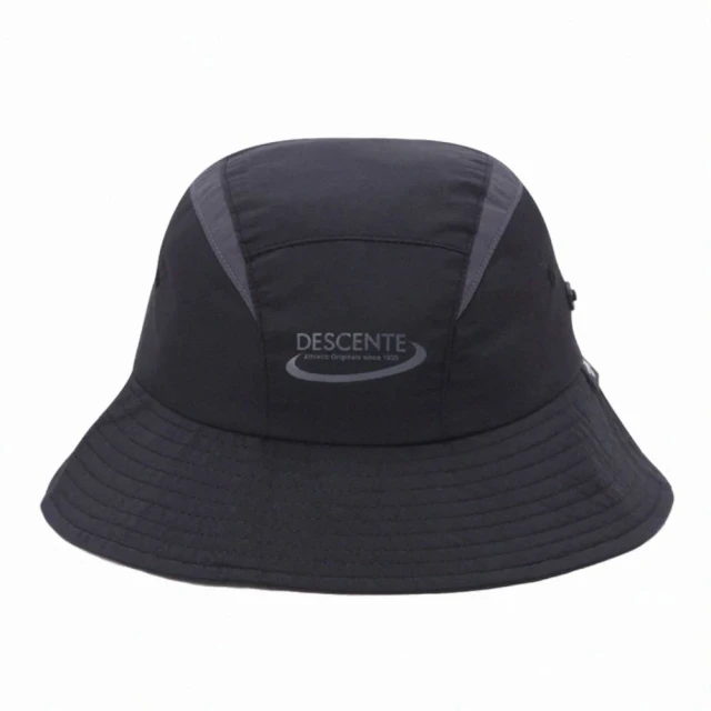 DESCENTE SPORTSBASIC POCKET DOME BUCKET HAT 中性 運動帽(黑色)