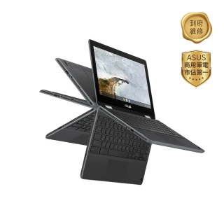 【ASUS 華碩】11.6吋N4000商用翻轉觸控筆電(C214MA-0071AN4000/N4000/4G/32G eMMC/Chrome)