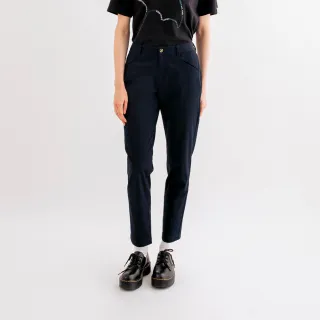 【Arnold Palmer 雨傘】女裝-經典斜紋休閒長褲(藏青色)