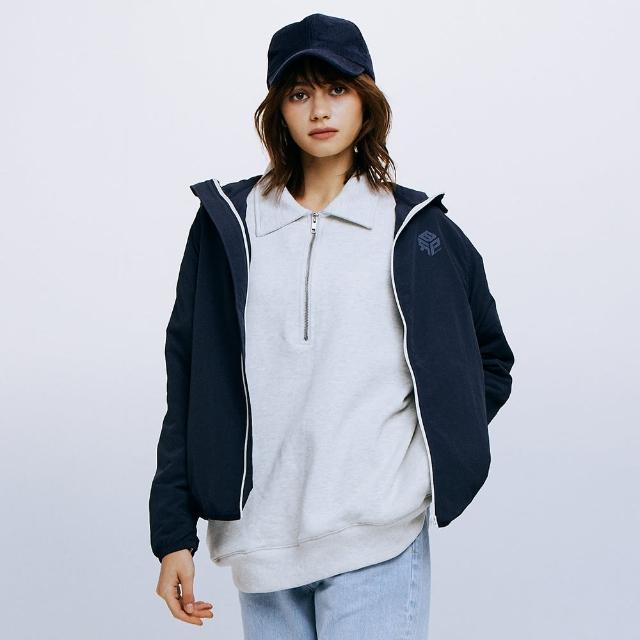 【BRAPPERS】女款 防潑水連帽外套(深藍)