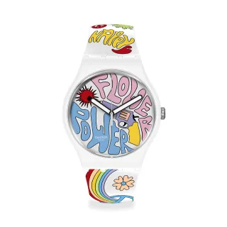 【SWATCH】New Gent 原創系列手錶 POWER OF PEACE 和平力量 男錶 女錶 瑞士錶 錶(41mm)