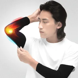 【GIAT 吉亞特】石墨烯遠紅外線護肘套 1雙組(男女適用 台灣製 彈力)