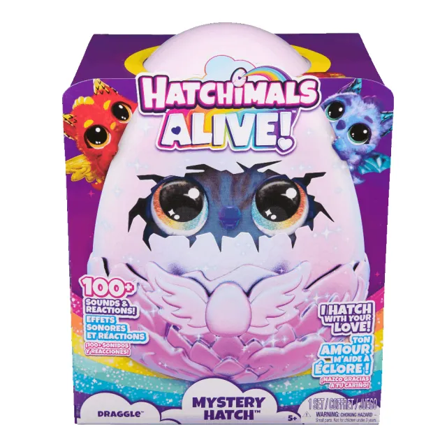【HATCHIMALS】豪華驚奇蛋 恐龍寶寶(魔法寵物蛋)