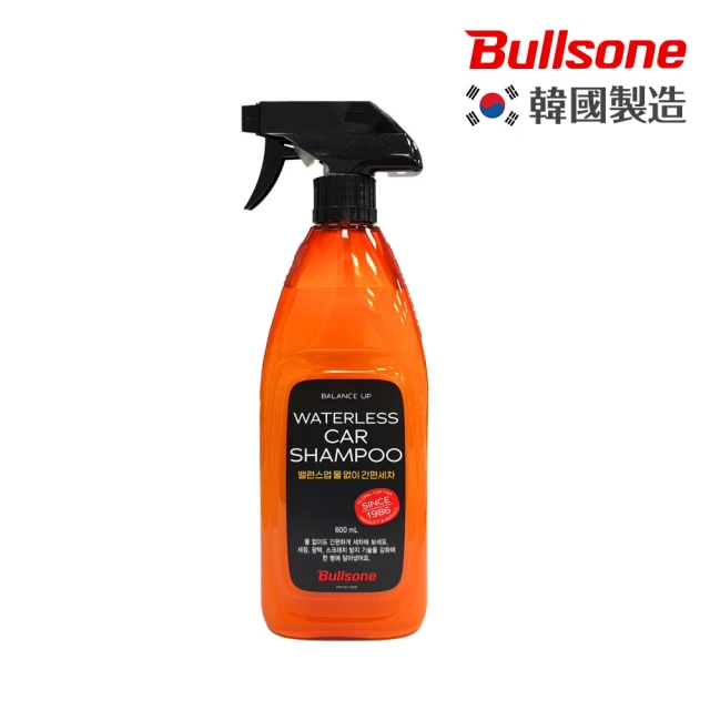 BULLSONE 棕櫚蠟免水洗車精 600ml