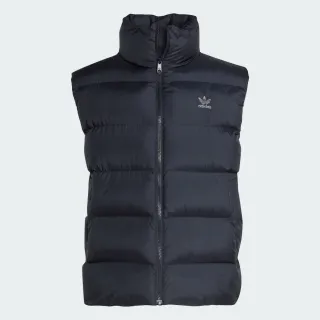 【adidas 愛迪達】背心 男款 運動 保暖 三葉草 COMMERCIAL VEST 黑 IY3399