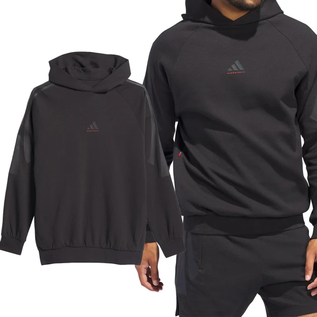 adidas 愛迪達 ADI BB PK Hoody 男款 女款 黑色 運動 休閒 中性 愛迪達 帽T 連帽 上衣 IW5653