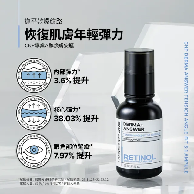 【CNP Laboratory】官方直營 早C晚A  醫美煥膚安瓶入門組(維他命C15ml+A醇15ml)