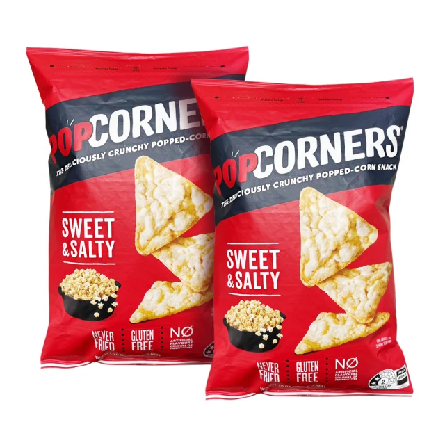 美式賣場 PopCorners 爆米花脆片 鹹甜口味(567g*2袋)