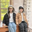 【HAO-WAN OUTDOOR 好玩旅物】童裝 正反兩穿鋪棉外套 兩穿連帽外套(男童女童 防風長袖外套)
