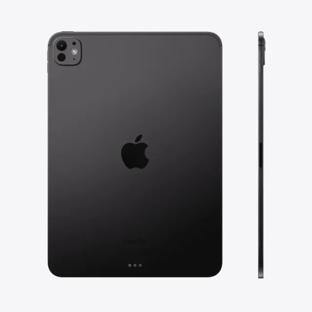 【Apple】2024 iPad Pro 11吋/WiFi/256G平板電腦(三折筆槽殼+鋼化保貼組)