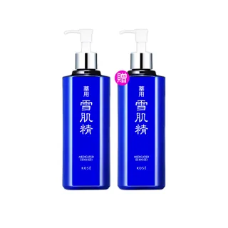 【KOSE 高絲】雪肌精化妝水500ml 買1送1(共2入)