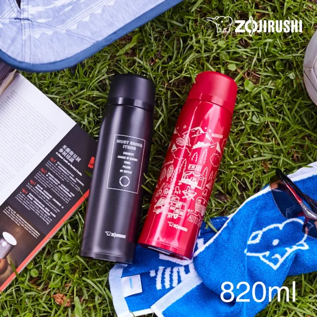 【ZOJIRUSHI 象印】SLiT不鏽鋼真空保溫杯保溫杯820ml(SJ-JS08 保溫瓶)