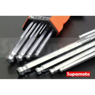 【Supamoto】加長內六角扳手(手工具/DIY/9件組/套裝/球形/六角)