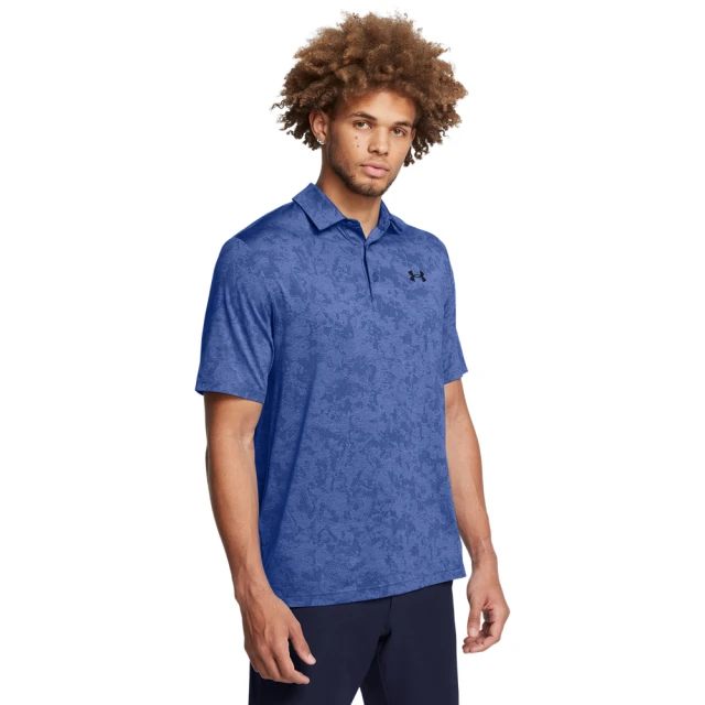 UNDER ARMOUR UA官方直營 男 Playff 3.0 Jaq 短POLO_1387130-432(藍紫色)