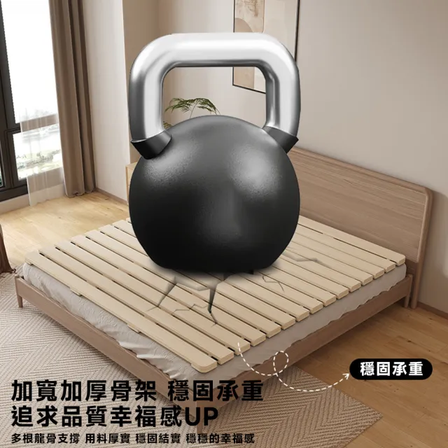【樂多家居】榻榻米排骨架 200*90(環保榻榻米 透氣 防潮 防潮 折疊 板排 骨架/床墊/床板/防潮/床墊架子)