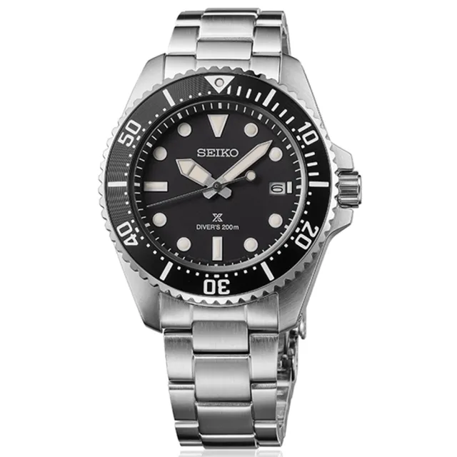 【SEIKO 精工】PROSPEX系列 太陽能 200米潛水手錶 -41mm(SNE597P1/V157-00A0D)