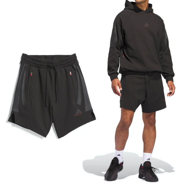 adidas 愛迪達 ADI BB PK Short 男款 女款 黑色 運動 休閒 中性 拉鍊 口袋 愛迪達 短褲 IW5650