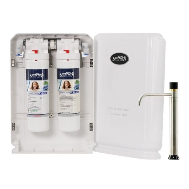 Yaffle亞爾浦 WF-32101 櫥下型淨水器，採用濾芯淨水方式，提供高效過濾與純淨水源。適用WF-32101濾芯，容量2公升以下，適閤家庭日常使用。臺灣原產地製造，規格精準，享有1年保固。公司貨正品，安裝簡易，提升生活水質品質。