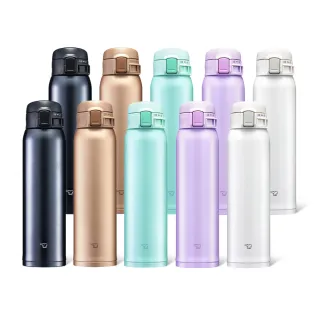 【ZOJIRUSHI 象印】買1送1 不鏽鋼保溫杯彈開式保溫杯600ml+600ml(SM-SR60E+SM-SR60E)