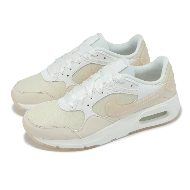 NIKE 耐吉 休閒鞋 Wmns Air Max Solo 女鞋 米白 銀 膠底 復古 氣墊 運動鞋(FN0784-104)