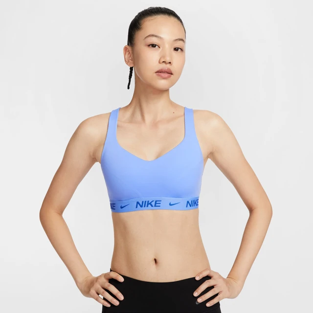 NIKE 耐吉 運動內衣 AS W NK DF INDY HGH SPT BRA 藍紫 女款 高度支撐 慢跑 瑜珈 重訓(FD1069-494 ∞)