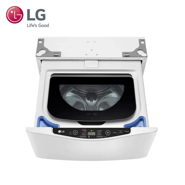 【LG 樂金】58H快配13+2公斤TWINWash◆WiFi蒸洗脫烘變頻滾筒洗衣機+蒸洗脫迷你洗◆白(WD-S13VDW+WT-SD201AH