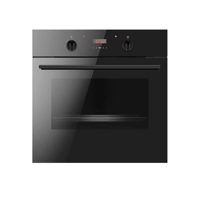 【Amica】嵌入式60cm亮黑多工烘培烤箱 雙層玻璃 水自清 9種行程(FTS 700B TW)