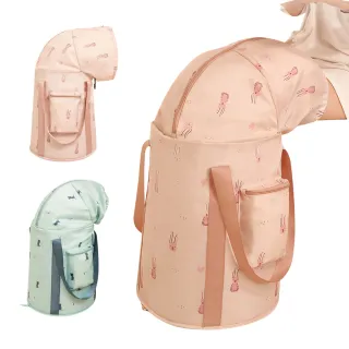 【SUNORO】熏蒸泡三合一折疊保溫泡腳桶 加高泡腳袋 三伏天養生足浴桶(72CM過膝款/附收納袋)