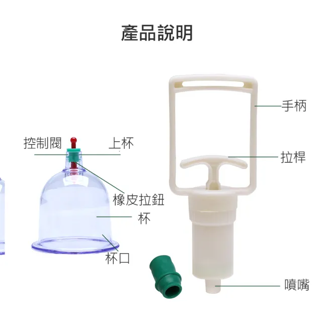 【九珍】簡易型拔罐器(拔罐)