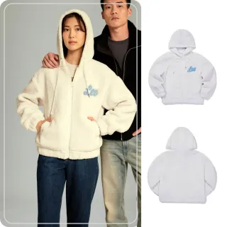 【Lee】女裝 休閒外套 / 刷毛 羔羊絨 奶油白 季節性版型(LL220426698)