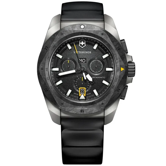 【VICTORINOX 瑞士維氏】INOX Chrono 200米防水碳纖維計時腕錶/43mm(VISA-242011)