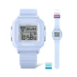 【CASIO 卡西歐】BABY-G+PLUS 系列 俏皮趣味電子錶款 藍色 BGD-10L-2_39mm