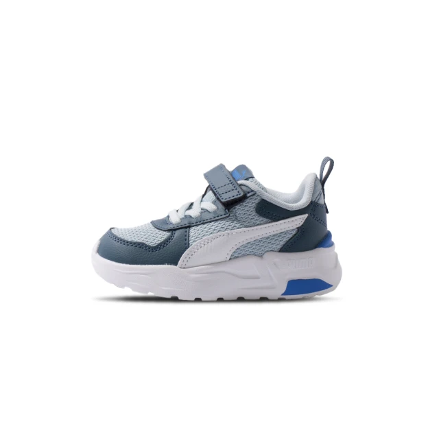 PUMA Trinity Lite AC+ Inf 小童 童鞋 灰藍色 網布 運動 魔鬼氈 慢跑鞋 39148111