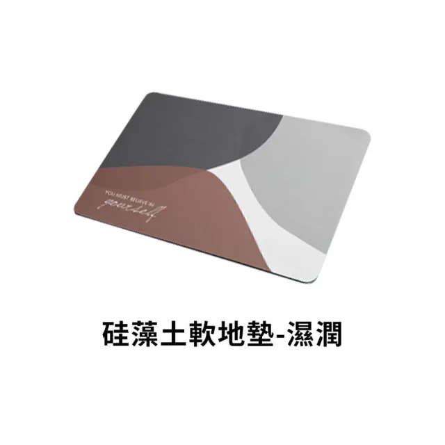 【DREAMCATCHER】軟式硅藻土地墊(60x40cm浴室地墊 廁所地墊 吸水地墊 防滑地墊 腳踏墊)