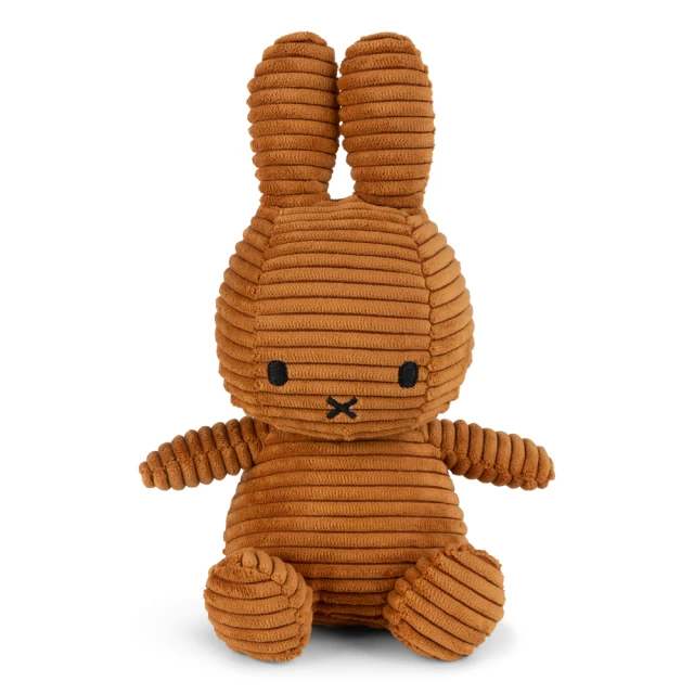 BON TON TOYS Miffy米菲兔ECO燈芯絨填充玩偶-23cm 多色(玩偶、娃娃、公仔)