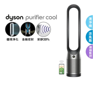 【dyson 戴森】TP07 Purifier Cool 二合一空氣清淨機 循環風扇(黑鋼色)